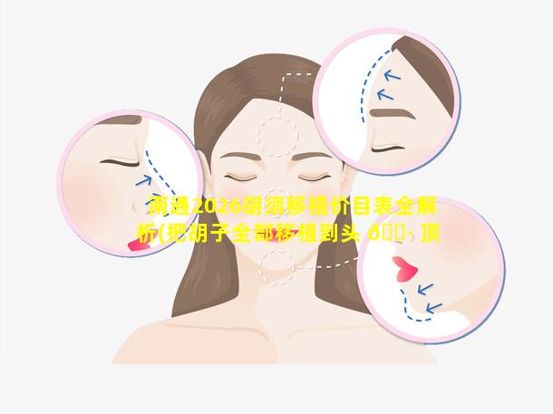 南通2026胡须移植价目表全解析(把胡子全部移植到头 🕷 顶)